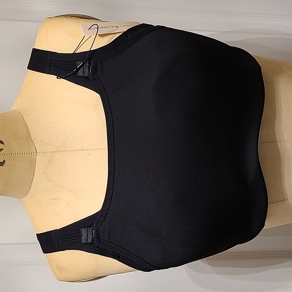 Understance Other - High-Support Black Sports Bra with Wide Straps Fit Like a 34DD max